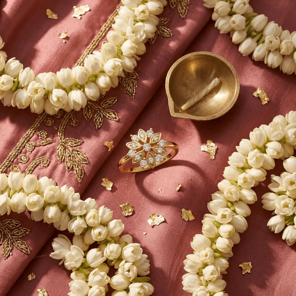 AI-generated ring jewellery catalog image — style 5